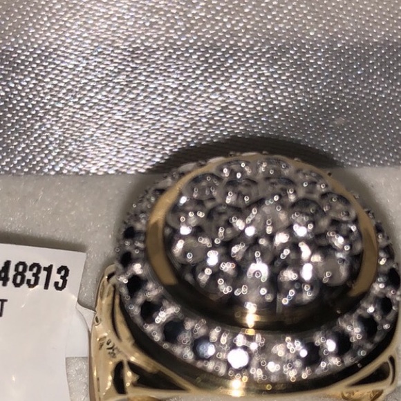 Men’s Big Real Diamond Ring Best Gift Unbeatable NOT CZ NOT MOISSANITE 100% REAL - Picture 2 of 4